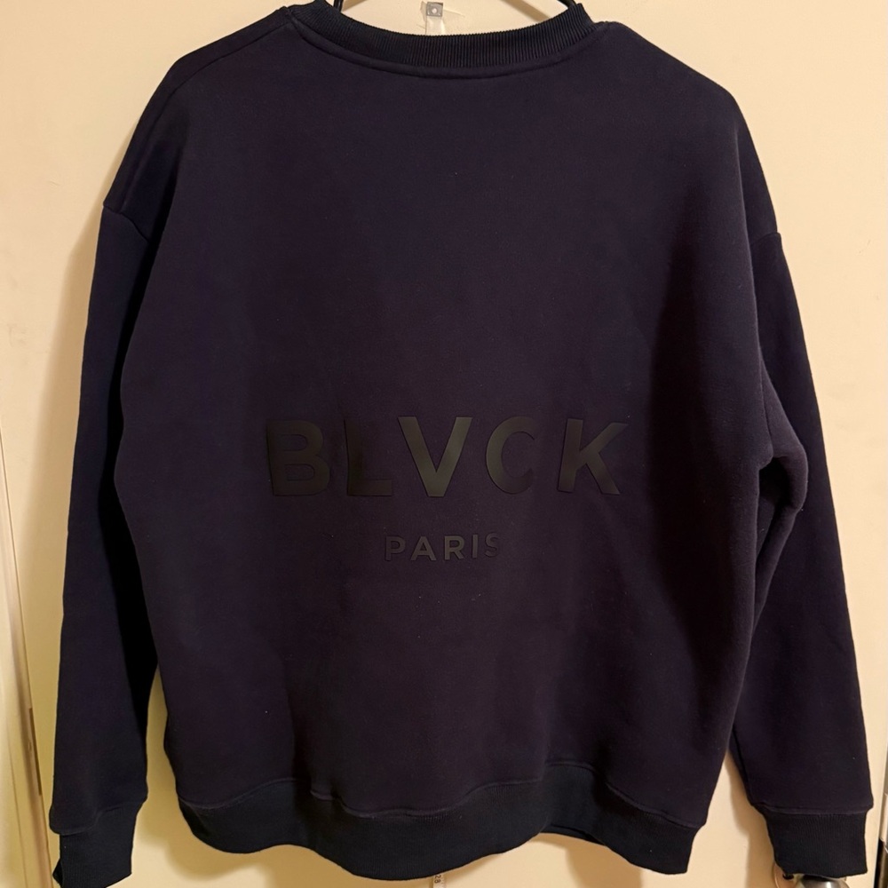 Blvck Paris Navy Sweatshirt